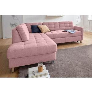 sit&more Ecksofa "Picasso L-Form", wahlweise mit Bettfunktion und Bettkasten