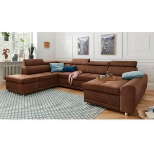 sit&more Wohnlandschaft »Riva U-Form«, wahlweise mit Bettfunktion