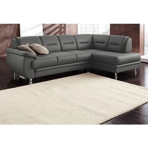 sit&more Ecksofa »Mailand L-Form«, wahlweise mit Bettfunktion
