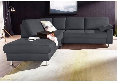 sit&more Ecksofa "Belfort L-Form", wahlweise mit Vorziehsitz und Bettkasten