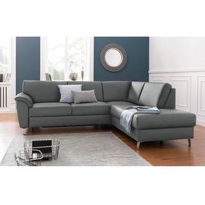 sit&more Ecksofa "Texel L-Form", mit Federkern, wahlweise mit Bettfunktion und Bettkasten