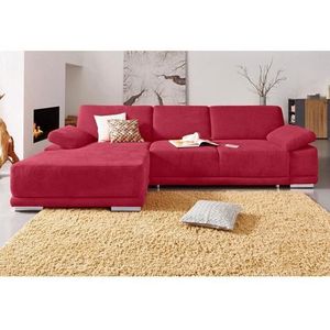 sit&more Ecksofa »Coria L-Form«, mit XL-Recamiere, wahlweise mit Bettfunktion