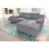 sit&more Ecksofa Labene, wahlweise mit Bettfunktion und Bettkasten, inkl. Rückenkissen