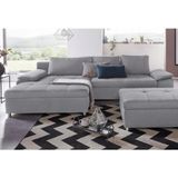 sit&more Ecksofa Labene, wahlweise mit Bettfunktion und Bettkasten, inkl. Rückenkissen