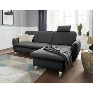 sit&more Ecksofa »Daytona L-Form«, mit Federkern, einer Kopfstütze und wahlweise mit Bettfunktion