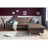 sit&more Ecksofa »Daytona L-Form«, mit Federkern, einer Kopfstütze und wahlweise mit Bettfunktion