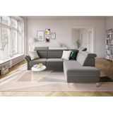 sit&more Ecksofa "Vincenzo L-Form", inklusive Kopfteilverstellung, wahlweise mit Bettfunktion, Bettkasten