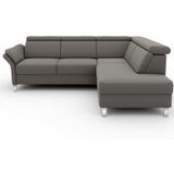 sit&more Ecksofa "Vincenzo L-Form", inklusive Kopfteilverstellung, wahlweise mit Bettfunktion, Bettkasten