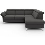 sit&more Ecksofa "Vincenzo L-Form", inklusive Kopfteilverstellung, wahlweise mit Bettfunktion, Bettkasten