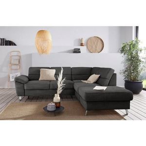 sit&more Ecksofa »Sorano L-Form«, wahlweise mit Bettfunktion und Bettkasten