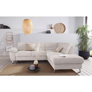 sit&more Ecksofa »Sorano L-Form«, wahlweise mit Bettfunktion und Bettkasten