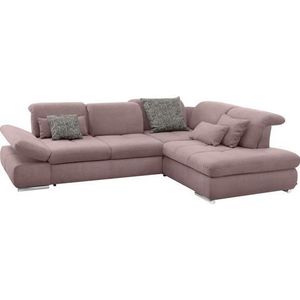 set one by Musterring Ecksofa "SO 4100 mit komfortablen Federkern und Kopfteilverstellung,", wahlweise mit Bettfunktion und Sitztiefenverstellung, L-Form