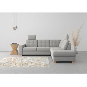 sit&more Hoekbank Quincy L-vorm naar keuze met slaapfunctie en bedkist
