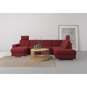 sit&more Wohnlandschaft "Quincy U-Form", wahlweise mit Bettfunktion und Bettkasten