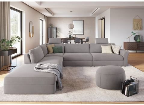 sit&more Ecksofa Cadabra L-Form, Breite 356 cm, mit Sitztiefenverstellung