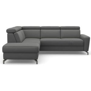 sit&more Ecksofa »Scarlett L-Form«, inklusive Kopfteilverstellung, wahlweise mit Bettfunktion, Bettkasten
