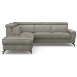 sit&more Ecksofa »Scarlett L-Form«, inklusive Kopfteilverstellung, wahlweise mit Bettfunktion, Bettkasten