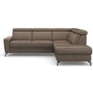 sit&more Ecksofa »Scarlett L-Form«, inklusive Kopfteilverstellung, wahlweise mit Bettfunktion, Bettkasten