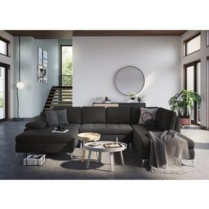 sit&more Wohnlandschaft »Latigo U-Form«, mit Recamiere, wahlweise mit Bettfunktion und Bettkasten