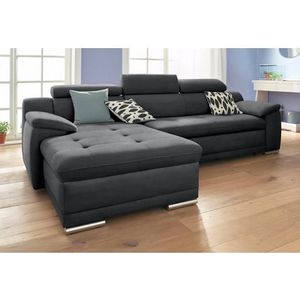 sit&more Ecksofa »Top Andiamo L-Form«, wahlweise mit Bettfunktion, inklusive Kopfteilverstellung