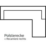 sit&more Ecksofa »Top Ascara L-Form«, inklusive Boxspring/Federkern-Polsterung, komfortablem Federkern
