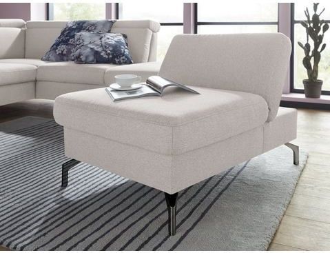 sit&more Hocker "Brisbane", Fußhöhe 15 cm, mit Federkern und Klappfunktion
