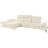 sit&more Ecksofa "Brisbane L-Form", Fußhöhe 12 cm, inklusive Sitztiefen-, Armteil- und Kopfteilverstellung