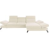 sit&more Ecksofa »Brisbane L-Form«, Fußhöhe 12 cm, inklusive Sitztiefen-, Armteil- und Kopfteilverstellung