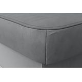 sit&more Hocker "Bendigo", mit Klappfunktion, Bodenfreiheit 15 cm, wahlweise in 2 Fußfarben