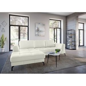 sit&more Ecksofa »Bendigo L-Form«, inklusive Sitztiefenverstellung, Bodenfreiheit 15 cm, 2 Fußfarben