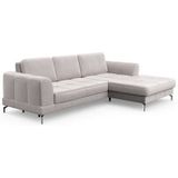 sit&more Ecksofa »Bendigo L-Form«, inklusive Sitztiefenverstellung, Bodenfreiheit 12 cm, in 2 Fußfarben