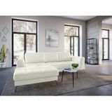 sit&more Ecksofa "Bendigo L-Form", inklusive Sitztiefenverstellung, Bodenfreiheit 15 cm, 2 Fußfarben