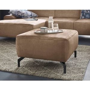 sit&more Hocker »Gizeh«, Fußhöhe 15 cm, wahlweise in 2 unterschiedlichen Fußfarben