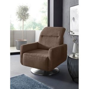 sit&more Draaibare fauteuil GIZEH met verstelbare hoofdsteun, met binnenvering