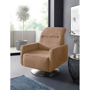 sit&more Draaibare fauteuil GIZEH met verstelbare hoofdsteun, met binnenvering