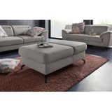 sit&more Hocker "Percy", Fußhöhe 12 cm, mit Klappfunktion, wahlweise in 2 Fußfarben
