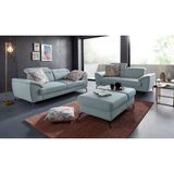 sit&more Hocker "Percy", Fußhöhe 12 cm, mit Klappfunktion, wahlweise in 2 Fußfarben