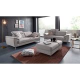 sit&more Hocker »Percy«, Fußhöhe 12 cm, mit Klappfunktion, wahlweise in 2 Fußfarben