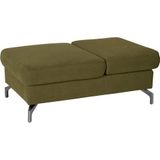 sit&more Hocker "Percy", Fußhöhe 15cm, mit Klappfunktion, wahlweise in 2 Fußfarben