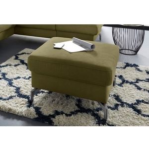 sit&more Hocker "Percy", Fußhöhe 15cm, wahlweise mit unterschiedlichen Fußfarben