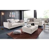 sit&more Hocker "Percy", Fußhöhe 15cm, mit Klappfunktion, wahlweise in 2 Fußfarben