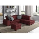 sit&more Ecksofa "Luxor L-Form", wahlweise mit Bettfunktion, Stauraum und Kopfteilverstellung