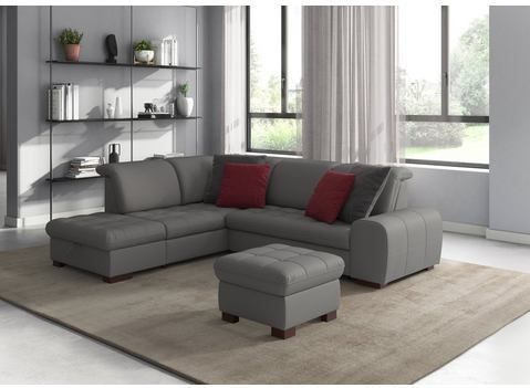 sit&more Ecksofa "Luxor L-Form", wahlweise mit Bettfunktion, Stauraum und Kopfteilverstellung