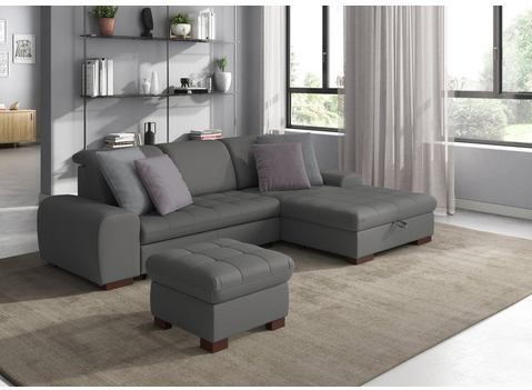 sit&more Ecksofa "Luxor L-Form", wahlweise mit Bettfunktion, Bettkasten und Kopfteilverstellung