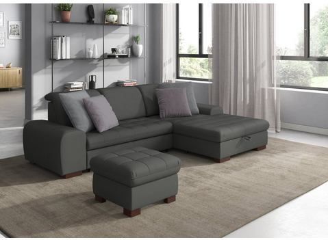 sit&more Ecksofa "Luxor L-Form", wahlweise mit Bettfunktion, Bettkasten und Kopfteilverstellung