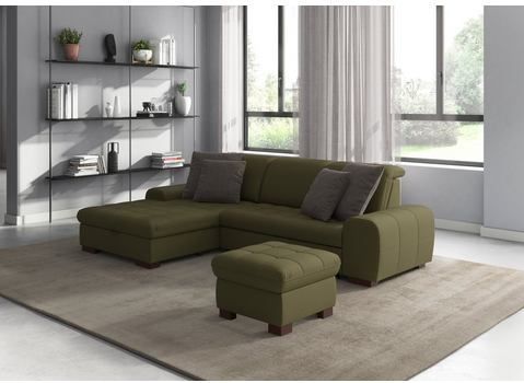 sit&more Ecksofa »Luxor L-Form«, wahlweise mit Bettfunktion, Bettkasten und Kopfteilverstellung