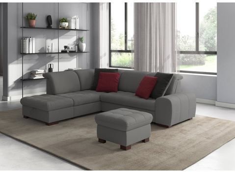 sit&more Ecksofa "Luxor L-Form", wahlweise mit Bettfunktion, Stauraum und Kopfteilverstellung