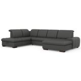 sit&more Wohnlandschaft "Luxor U-Form", wahlweise mit Bettfunktion, Bettkasten und Kopfteilverstellung