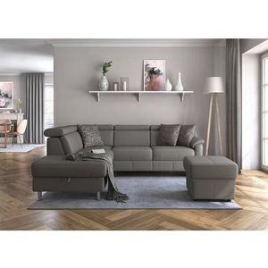 sit&more Ecksofa "Freetown L-Form", inklusive Kopfteilverstellung und komfortablem Federkern