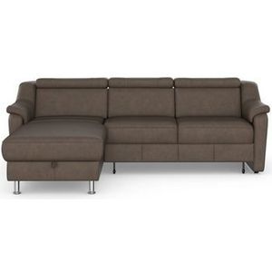sit&more Ecksofa "Freetown L-Form", inklusive Kopfteilverstellung und komfortablem Federkern